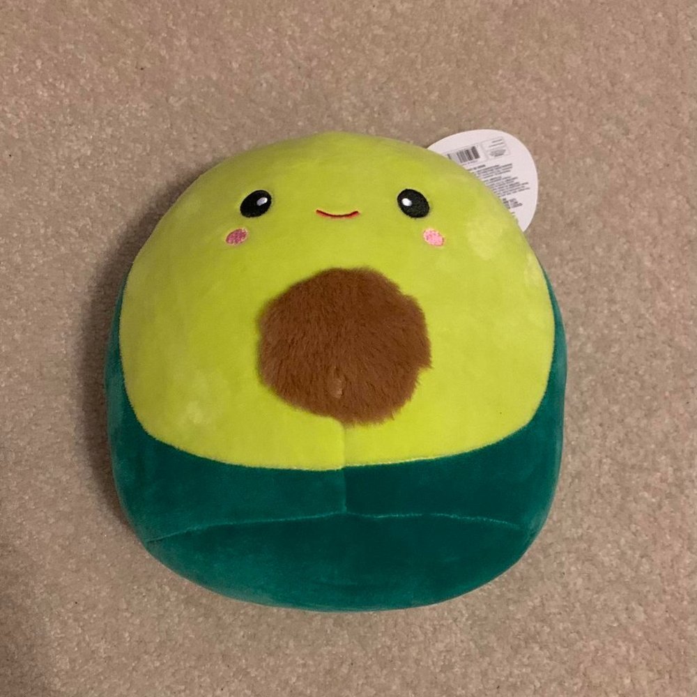 new with tags - 8” squishmallow austin the avocado plush stuffed animal